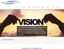 Tablet Screenshot of dhabharcancerfoundation.org